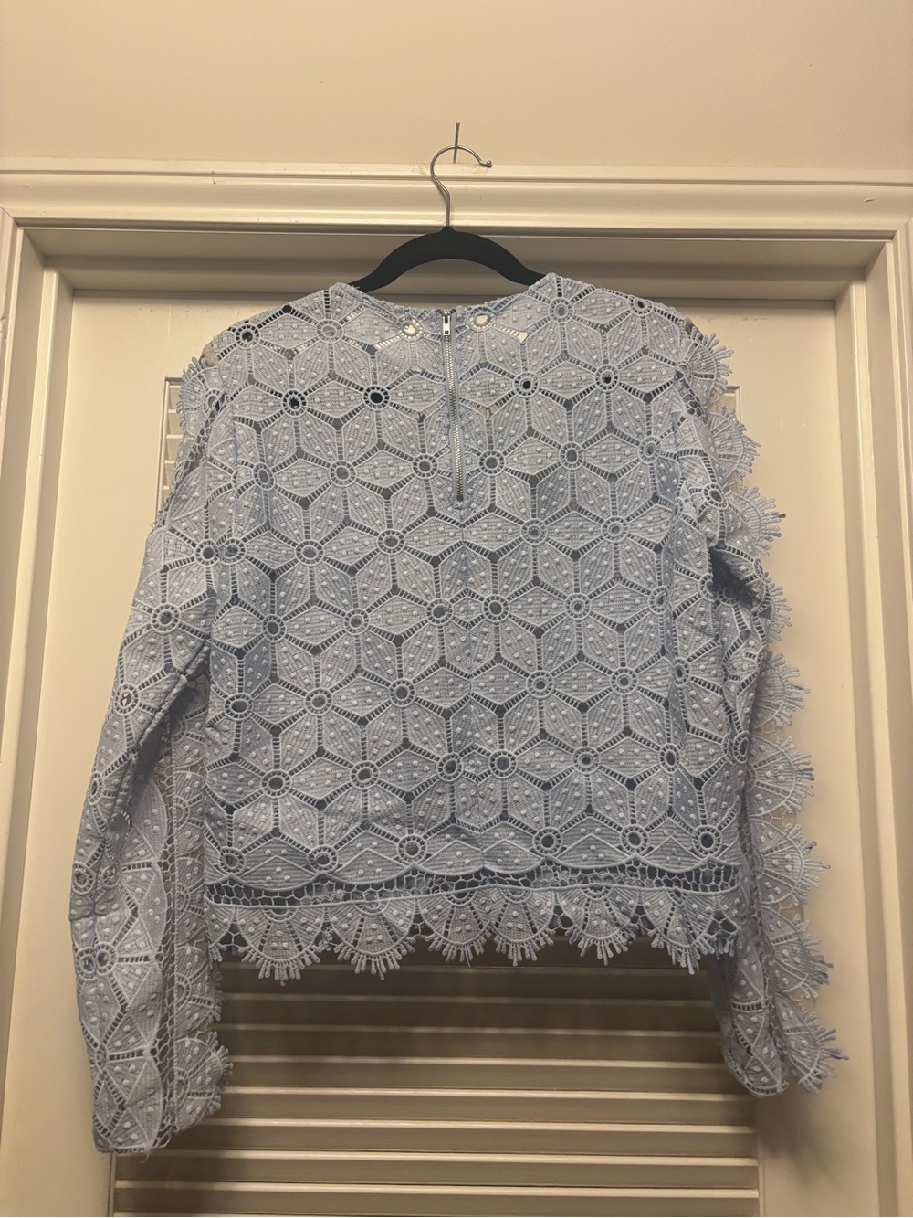 Endless Rose Light Blue Lace blouse - Picture 2 of 3